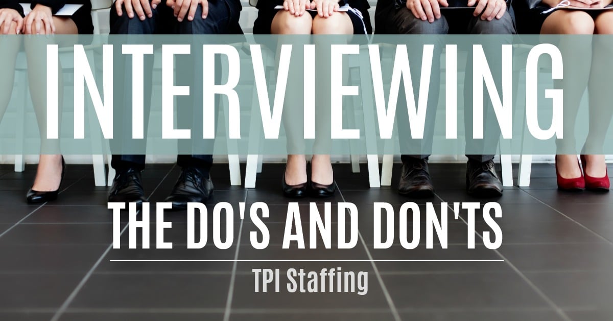 Interviewing Dos And Donts